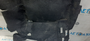 VW Beetle 12-19 black floor covering, torn, needs dry cleaning