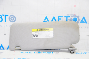 Right visor Hyundai Sonata 15-19 gray, without hook, for dry cleaning