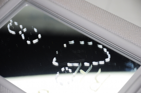 Right visor Hyundai Sonata 15-19 gray, without hook, chips, scratches