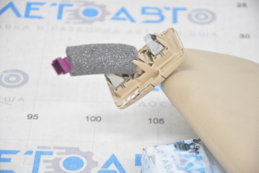 Left visor BMW X3 F25 11-17 beige, crack in mounting pad