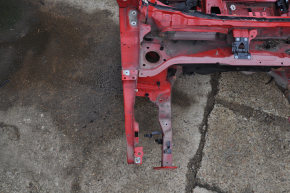 Front right quarter Jeep Renegade 15 - on the body, red, bump on the threshold
