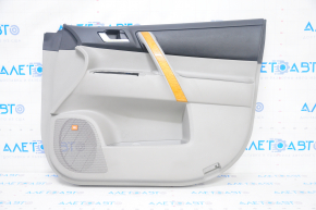 Door trim card front right Toyota Highlander 08-13 gray, with insert for light wood, JBL, scratches