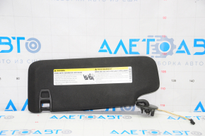 Right visor Cadillac ATS 13-19 black, without hook