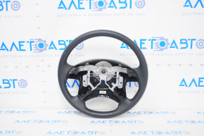 Naked steering wheel Toyota Highlander 08-13 leather black, scratches on leather