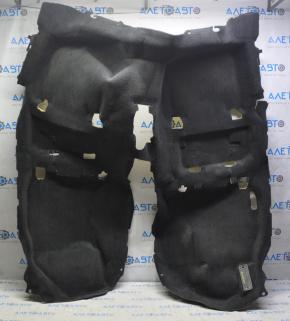 Subaru Legacy 15-19 black floor covering, torn fasteners, dry cleaning required
