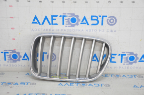 Radiator grill left BMW X3 F25 11-14 prerest nostril, chrome, sand