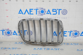 Radiator grill left BMW X3 F25 11-14 prerest nostril, chrome, sand