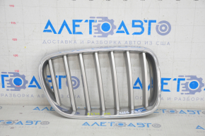 Radiator grill right BMW X3 F25 11-14 prerest nostril, chrome, sand