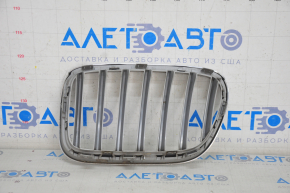 Radiator grill right BMW X3 F25 11-14 prerest nostril, chrome, sand
