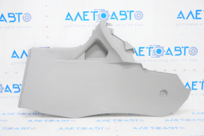 Side console trim right Toyota Highlander 08-13 gray, plastic turned white, scratches