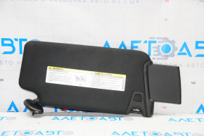 Left visor Chrysler 300 11-13 black, without hook