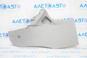 Side console trim left Toyota Highlander 08-13 gray, plastic turned white, scratches