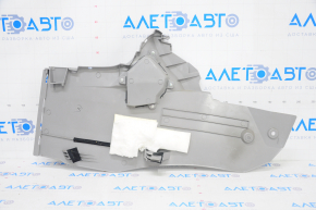 Side console trim left Toyota Highlander 08-13 gray, plastic turned white, scratches
