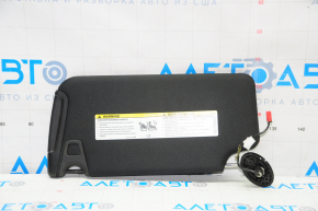 Right visor Chrysler 300 11- black, without hook, scratches