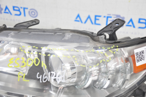 Headlight front left complete Lexus ES300h ES350 13-15 dorest xenon + LED DRL, sand, scratches on glass