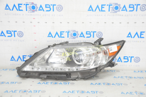 Headlight front left complete Lexus ES300h ES350 13-15 dorest xenon + LED DRL, sand, scratches on glass