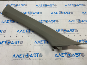 Front pillar trim upper left Toyota Camry v55 15-17 usa gray, scratches, crack in mount