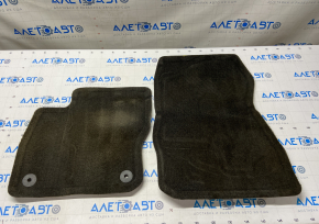Set of floor mats for Ford Focus mk3 11-18 cloth black, for dry cleaning