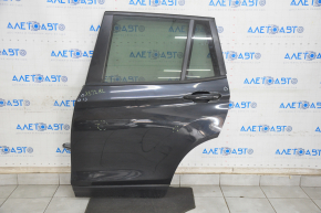 Door assembly rear left BMW X3 F25 11-17 black 475M, butts