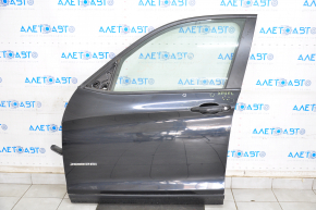 Door assembly front left BMW X3 F25 11-17 black 475M, with emblem Xdrive 28i, bumpers
