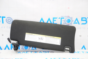 Left visor Dodge Dart 13-16 black with backlight, without hook
