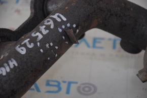 Exhaust manifold rear with catalytic converter Toyota Highlander 08-10 hybrid, fasteners torn off