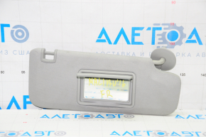 Right visor Chevrolet Malibu 16 - gray, without backlight, without hook, broken fastening on plugs