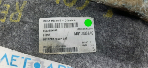 Rear floor covering Jeep Compass 17 - black, dry cleanable