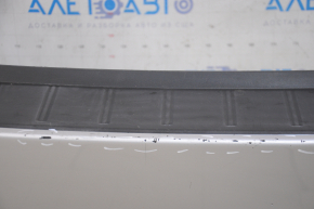 Rear bumper bare Toyota Highlander 08-10 silver, broken fastening, pressed, worn, tear