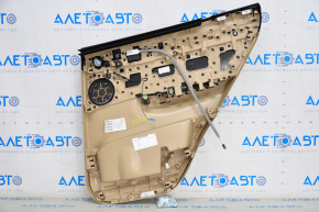 Door trim card rear left BMW X3 F25 11-17 beige leather, scratches