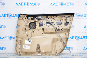 Door trim card front left BMW X3 F25 11-17 beige leather, peeled handle, torn