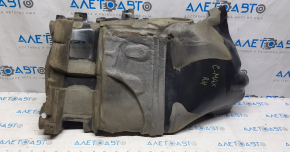 Floor covering front right Ford C-max MK2 13-18 black, torn fastening, needs dry cleaning