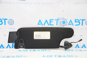 Visor right Dodge Challenger 15-16 rest black, without hook