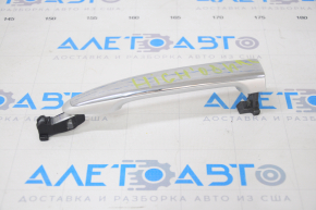 Door handle outer rear left Toyota Highlander 08-13 chrome, scratches