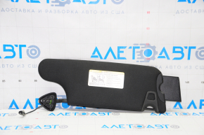 Left visor Dodge Challenger 15-16 rest black, without hook