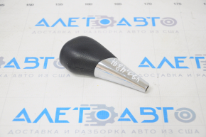Gear knob Toyota Highlander 08-13 leather black, wood, bumpers