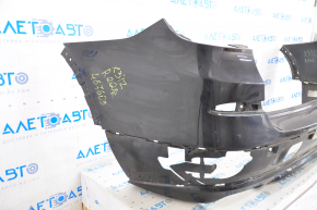 Bare rear bumper BMW X3 F25 11-14 pre-restoration, black, worn, cracks in the mount