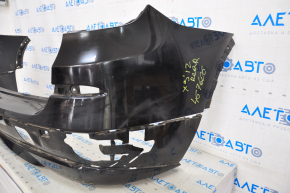 Bare rear bumper BMW X3 F25 11-14 pre-restoration, black, worn, cracks in the mount