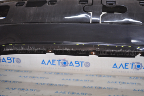 Bare rear bumper BMW X3 F25 11-14 pre-restoration, black, worn, cracks in the mount