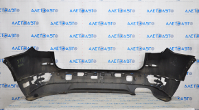 Bare rear bumper BMW X3 F25 11-14 pre-restoration, black, worn, cracks in the mount