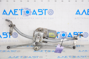 Windscreen wiper trapezoid with motor BMW X3 F25 11-17 breakage fastening