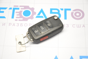 Key VW Tiguan 12-17 4 buttons, folding, pokes