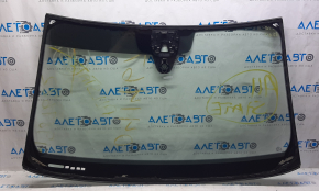 Windshield Audi Q5 80A 18-24 for rain sensor and camera, scratches, sand