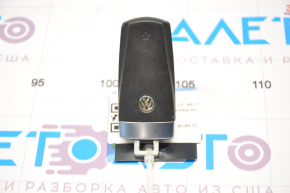 Key VW CC 08-17 4 buttons, pokes on chrome