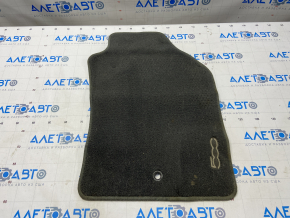 Front right interior mat Fiat 500 12-19 cloth, black, dry cleanable