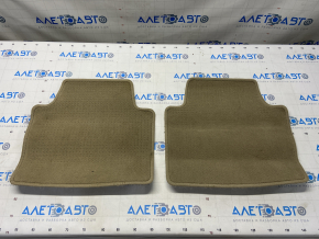 Set of floor mats for the Cadillac CTS 14 - beige cloth
