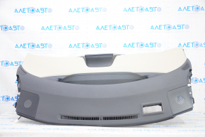 Torpedo front panel with AIRBAG Toyota Prius 50 16 black with beige for small display and projection, scratches