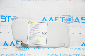Left visor Fiat 500L 14- gray with backlight, without hook, scratches