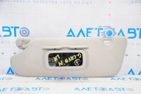 Left visor Dodge Grand Caravan 11-20 gray, without hook, for dry cleaning