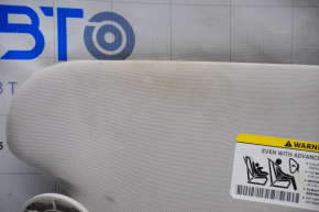 Left visor Dodge Grand Caravan 11-20 gray, without hook, for dry cleaning